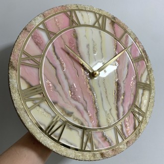 Настінний годинник з серії EPOXY - це втілення краси епоксидної смоли у поєднанн. . фото 3