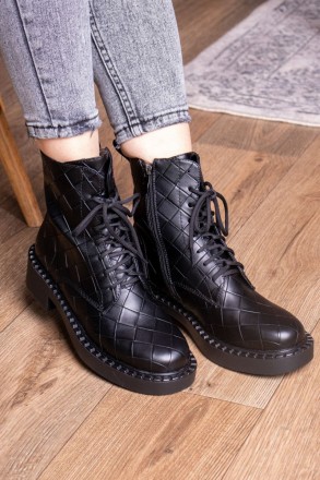 Женские ботинки черные Richardson 2396 Ботинки женские выполнены из искусственно. . фото 5