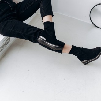 Женские ботинки черные Windy 3301 Ботинки женские выполнены из искусственной зам. . фото 11