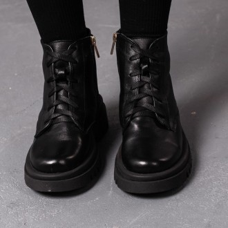 Женские зимние ботинки черные Aria 3389 Ботинки женские выполнены из натуральной. . фото 8
