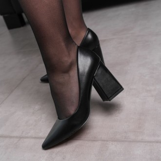 Женские туфли черные Ceedee 3581 Туфли женские выполнены из искусственной кожи. . . фото 8
