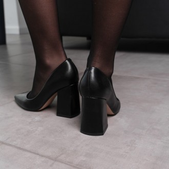 Женские туфли черные Ceedee 3581 Туфли женские выполнены из искусственной кожи. . . фото 7