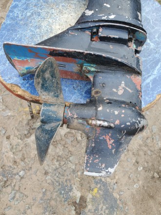 Продам Нога плавник стойка редуктор киль лодочного мотора с винтом гребным идеал. . фото 11