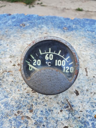 Продам Датчик-покажчик температури 120 градусів авіаційний СРСР 
, якісний стан . . фото 2
