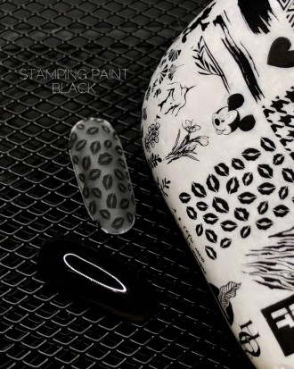 Лак для стемпинга Crooz Stamping Paint чорный 8 мл. Киев. фото 1 Лак для стемпинга Crooz Stamping Paint чорный 8 мл. Киев. фото 1