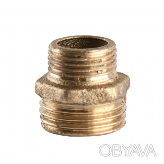 Ниппель редукционный латунный 1/2″НР х 3/8″НР литейный 540-1Б
Назначение: Прямое. . фото 1