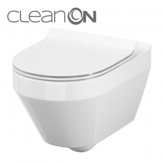 CET В216 CREA CLEAN ON OVAL підвісний з кришкою дюропласт ліфт SLIM 
Країна виро. . фото 2