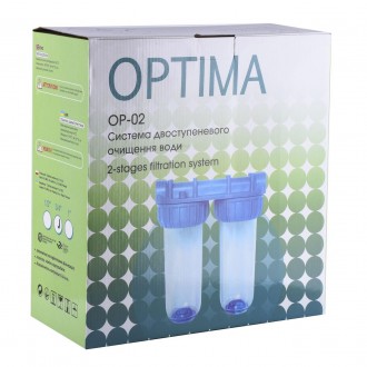 Система 2-х ступеневого очищення Optima OP-02, 1/2″
Виробник - Optima
Країна вир. . фото 4