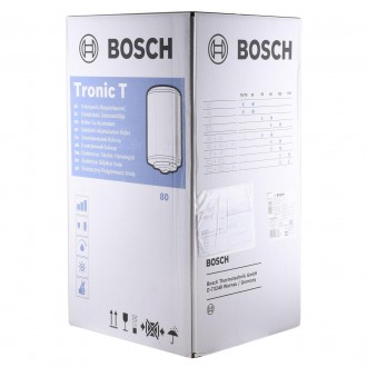 Водонагрівач Bosch Tronic 2000 T TR2000T 80 B / 80л, 2000W
Корисний об'єм, л:-75. . фото 6