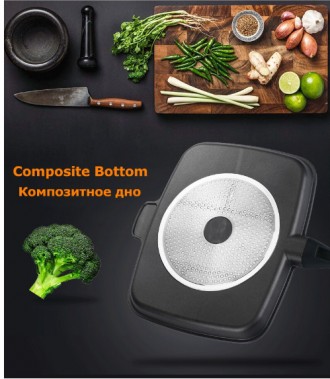 
Инновационная сковорода Magic Pan позволит вам приготовить сразу несколько блюд. . фото 8