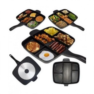 
Инновационная сковорода Magic Pan позволит вам приготовить сразу несколько блюд. . фото 3