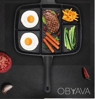 
Инновационная сковорода Magic Pan позволит вам приготовить сразу несколько блюд. . фото 1