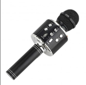 
Бездротовий караоке-мікрофон WS-858
Мікрофон WS-858 — це пристрій, що об'єднав . . фото 3