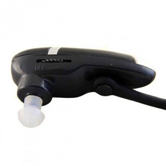 Слуховий апарат - Підсилювач звуку Ear Zoom Xigma Чорний з сріблястим+3 насадки+. . фото 5