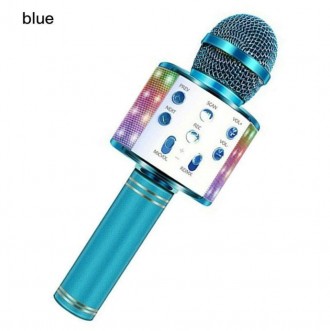 Основні характеристики Bluetooth мікрофон-караоке WS-858 з динаміком (колонкою),. . фото 8