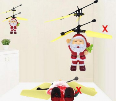 Летюча іграшка Flying Santa Санта Клаус Літальний Дід Мороз
Літальна іграшка Fly. . фото 6
