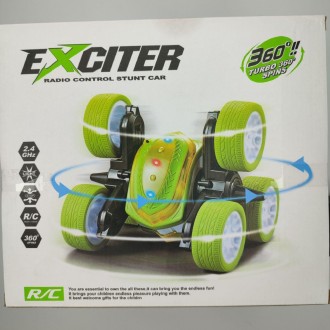 Машинка-перевертень на радіокеруванні Stunt Car Exciter — це захоплива іграшка д. . фото 10