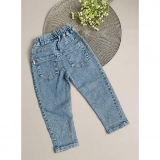 Стильные детские джинсы на весну/осень с сердечками. Пояс на резинке.
Замеры:
==. . фото 8