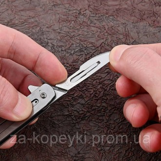 Опис
1. Універсальний ніж виготовлений із нержавіючої сталі, дуже міцний, підход. . фото 11