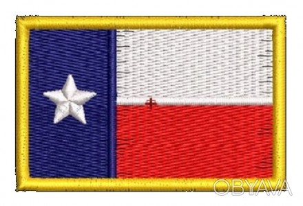 Шеврон Прапор Техасу. . фото 1