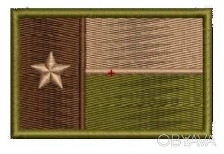 Шеврон Прапор Техасу. . фото 1