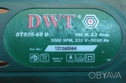 Продам оригинальные б/у запчасти на электролобзик Dwt Sts 05-60 D ДВТ STS05-60 D. . фото 1