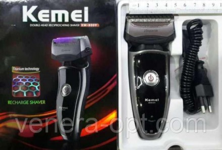 Виробник: kemei Розмір моделі: KM-8009 Матеріал: ABS Розмір: Euro plug Стать: Чо. . фото 3