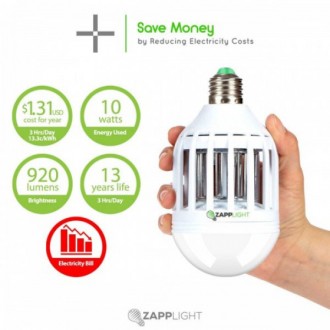 Принцип роботи лампи Zapp Light дуже простий: ультрафіолетове випромінювання при. . фото 7