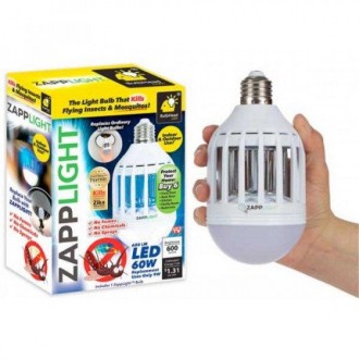 Принцип работы лампы Zapp Light очень прост: ультрафиолетовое излучение привлека. . фото 2