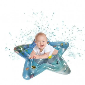 Надувной детский водный коврик для стимуляции развития ребенка в игровой форме. . . фото 6