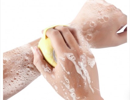 Силиконовая массажная щетка для ванны Silicone Massage Bath Brush предназначена . . фото 10