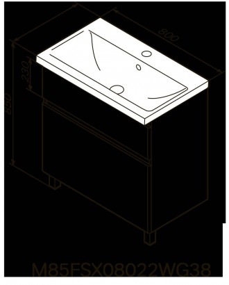 Мебель AM.PM X-JOY - современный европейский дизайн в стиле минимализм. Комплект. . фото 3