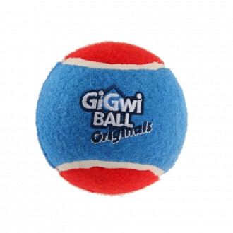 Гумова іграшка Gigwi Ball Originals м'ячик із пищалкою для собак 4 см набір із 3. . фото 5