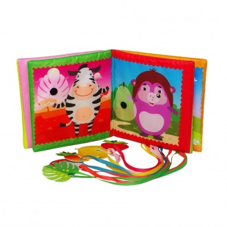 Ця книжка - унікальна іграшка для кожного малюка Книжка-шурхотілка з м'якими еле. . фото 2