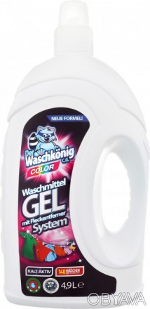 
 Универсальный стиральный концентрат Waschkonig Gel Color 4.9 л.
 Благодаря осо. . фото 1