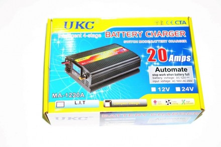 Зарядний пристрій для автомобіля 12 вольт 20 ампер, UKC Battery Charger 20A
Кож. . фото 5