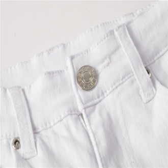 Стильные зауженые джинсы "Fashion casual" c элементами винтажных складок, дырок . . фото 9
