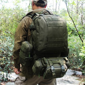 Тактические армейский военный штурмовой рюкзаки.
Рюкзак для активного отдыха: по. . фото 11