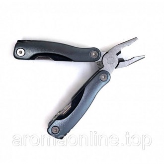 Нож-плоскогубцы с набором инструментов серый(9 в1)(7х3,5х2 см). . фото 4