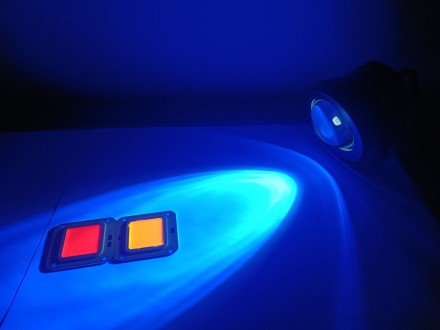 Ультрафиолетовый светодиодный прожектор используется для:
дизайнерской подсветки. . фото 3