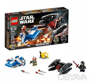 
	Lego Star Wars Истребитель A-Wing против истребителя TIE Кайло Рена 75196
 
	П. . фото 1