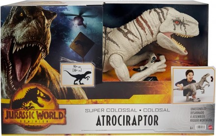 Динозавр Атроцираптор Jurassic World Super Colossal Atrociraptor Mattel Світ юрс. Київ. фото 1 Динозавр Атроцираптор Jurassic World Super Colossal Atrociraptor Mattel Світ юрс. Київ. фото 1