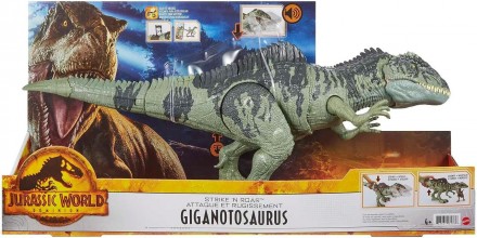 Динозавр Гігантозавр зі звуком 55 см Jurassic World Dominion Giganotosaurus Din. Київ. фото 1 Динозавр Гігантозавр зі звуком 55 см Jurassic World Dominion Giganotosaurus Din. Київ. фото 1