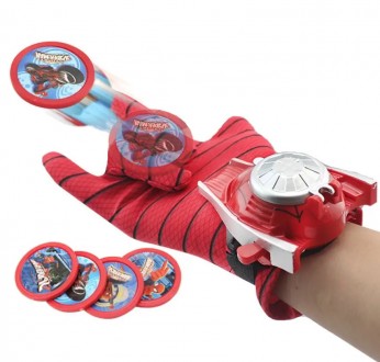 Перчатка - оружие Человека-паука с вылетающими дисками - Spider-Man glove
 
Возр. . фото 2