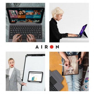 AIRON Premium для iPad Air 4-го и 5-го поколений 10.9" с интегрированной клавиат. . фото 15