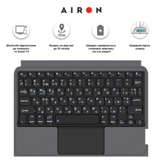 AIRON Premium для iPad Air 4-го и 5-го поколений 10.9" с интегрированной клавиат. . фото 3