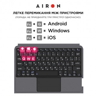 AIRON Premium для iPad Air 4-го и 5-го поколений 10.9" с интегрированной клавиат. . фото 4