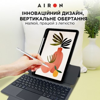 AIRON Premium для iPad Air 4-го и 5-го поколений 10.9" с интегрированной клавиат. . фото 19