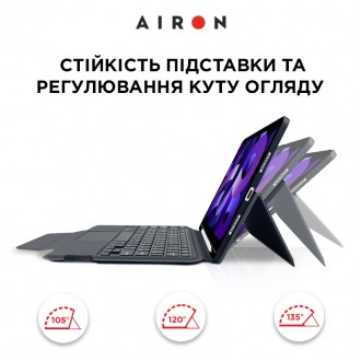 AIRON Premium для iPad Air 4-го и 5-го поколений 10.9" с интегрированной клавиат. . фото 7