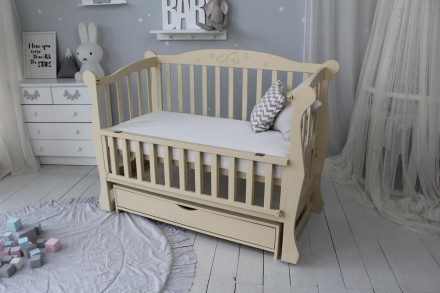 Комфортна і безпечна, красива і стильна - все це про наше чудове ліжечко Baby Co. . фото 3